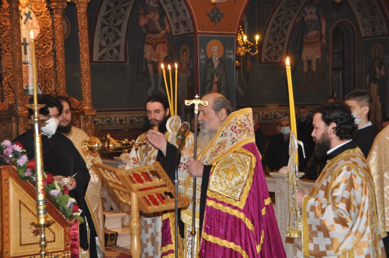 Οἱ Α΄ Χαιρετισμοί τῆς Ὑπεραγίας Θεοτόκου στόν Μητροπολιτικό Ναό